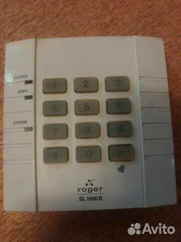 Контроллер Roger SL1000B скуд охрана