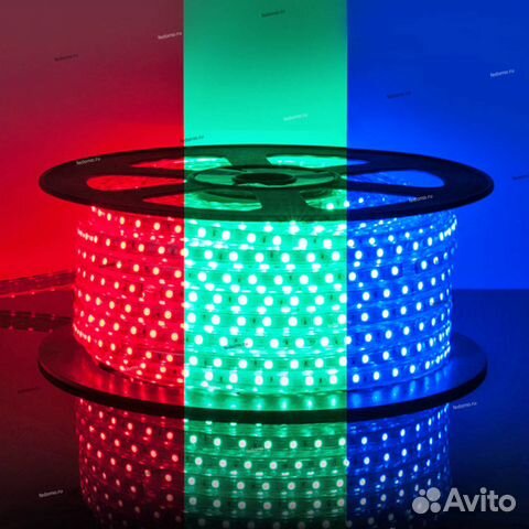 Светодиодная (LED) лента 12Вт-14,4Вт 220V Ip67 Светодиодная (LED) лента 12Вт-14,4Вт 220V Ip67