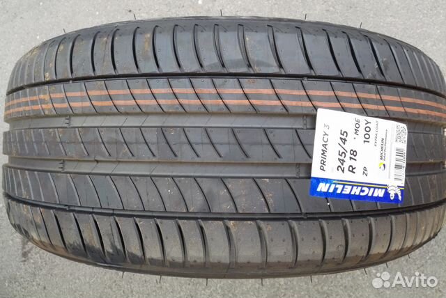 Новые Michelin Primacy 3 ZP MO 245/45 R18 Run Flat