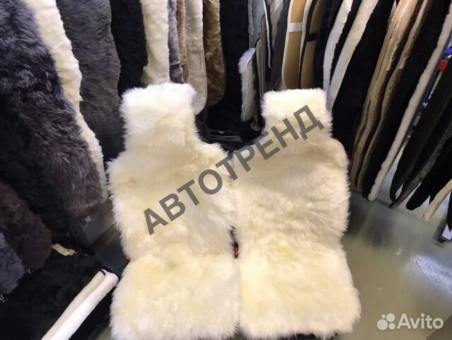 Меховые накидки на сиденья