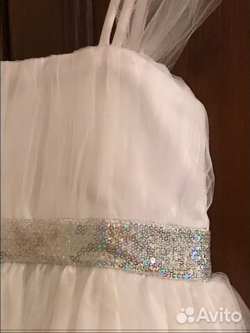 Платье нарядное белое Платье нарядное белое