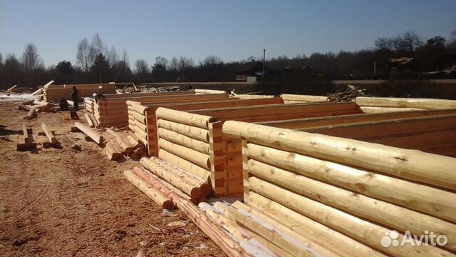 Сруб баньки 4х5 из зимнего леса с установкой Сруб баньки 4х5 из зимнего леса с установкой