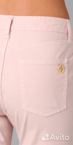 Tory Burch брюки хлопковые клеш высокая посадка Tory Burch брюки хлопковые клеш высокая посадка