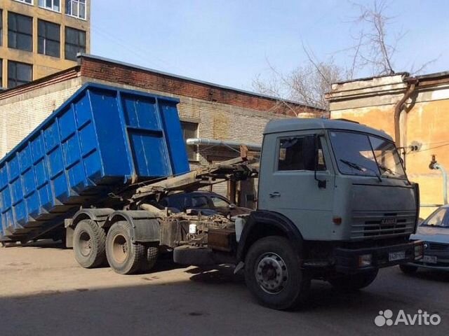 Вывоз мусора пухто 27м3 контейнер 27 м3