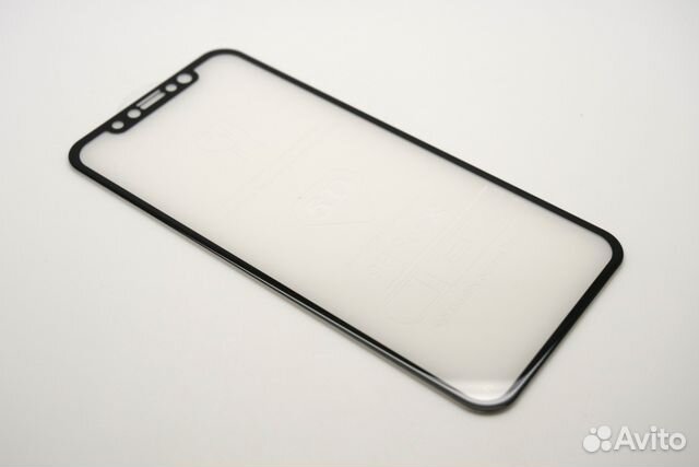 Защитное стекло iPhone Х/Xs 5D черное Защитное стекло iPhone Х/Xs 5D черное