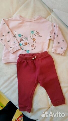 Кофта и брюки zara 80