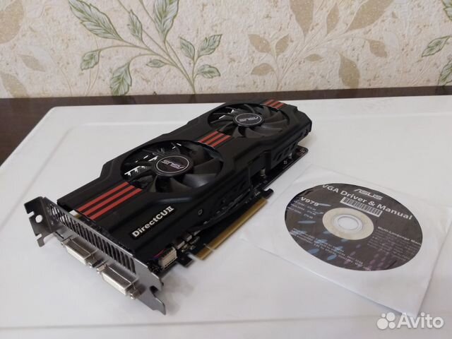 Видеокарта asus geforce engtx560 dcii OC-2DI-1GD5