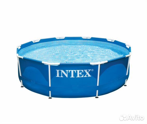 Новый Каркасный круглый бассейн 305x76 см Intex
