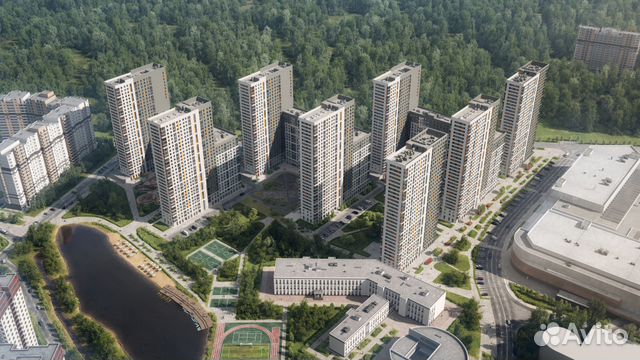 1-к квартира, 43.1 м², 30/33 эт.