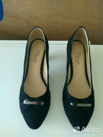 Туфли новые, натуральная замша, Польша