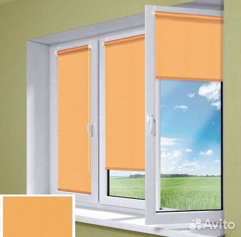 Рулонная штора мини Рулонная штора мини