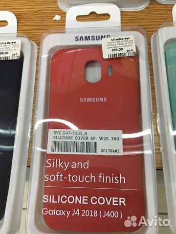 Silicone Cover на SAMSUNG J4