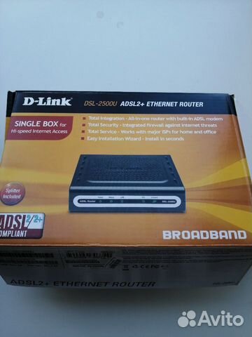 Модем D-link DSL-2500U