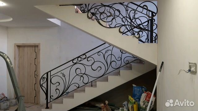 Кованные перила коричневый модерн Кованные перила коричневый модерн