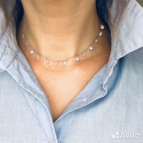 Чокер серебро Чокер серебро