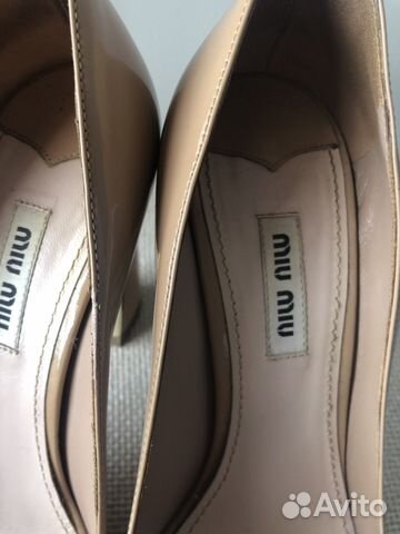 Туфли Miu Miu Prada оригинал новые 37.5