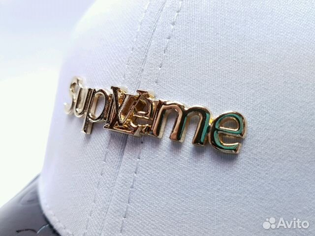 Бейсболка кепка женская Louis Vuitton Supreme (бел Бейсболка кепка женская Louis Vuitton Supreme (бел