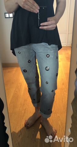 Джинсы бойфренды Twin Set