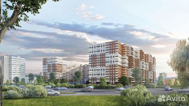 1-к квартира, 35.7 м², 13/17 эт.