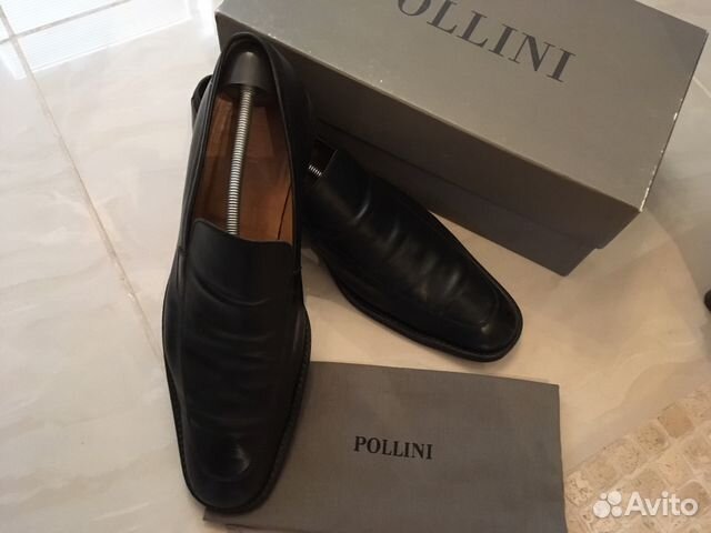 Лоферы Pollini 44р-р мало б/у летние туфли