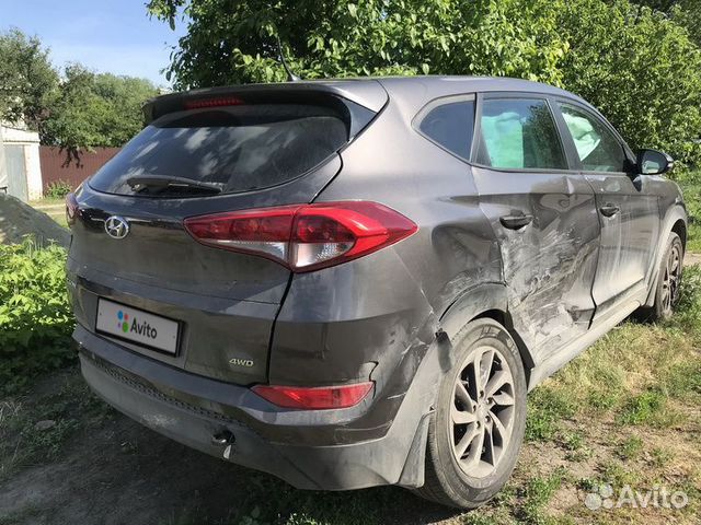 Hyundai Tucson 2.0 AT, 2016, битый, 50 000 км