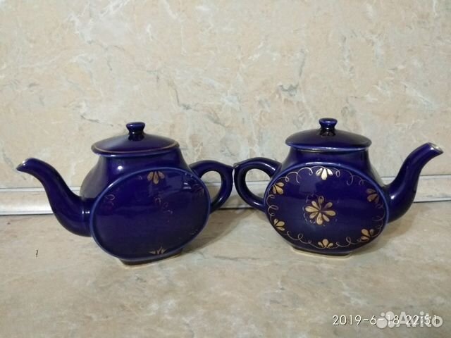 Заварочный чайник СССР/Гжель Заварочный чайник СССР/Гжель