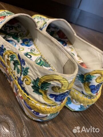 Эспадрильи Dolce Gabbana оригинал б/у Эспадрильи Dolce Gabbana оригинал б/у