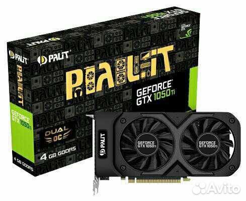 Видеокарта Palit GTX1050 TI Dual Oc