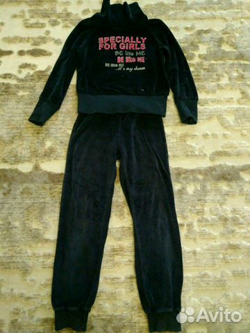 Спортивный костюм велюровый р 134-146