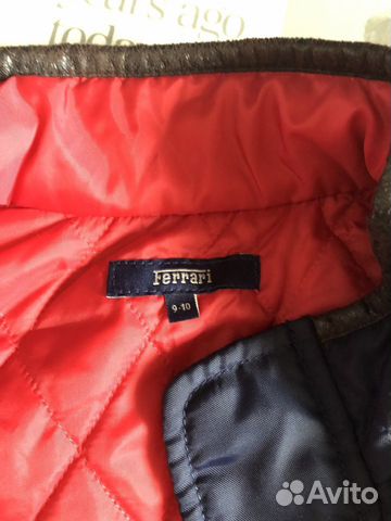 Жилетка детская, ferrari, 9-10 лет Жилетка детская, ferrari, 9-10 лет