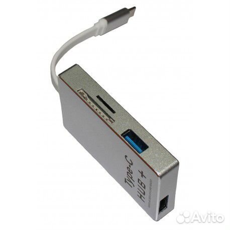 Хаб Type-C с hdmi и картридером YC-210 Хаб Type-C с hdmi и картридером YC-210