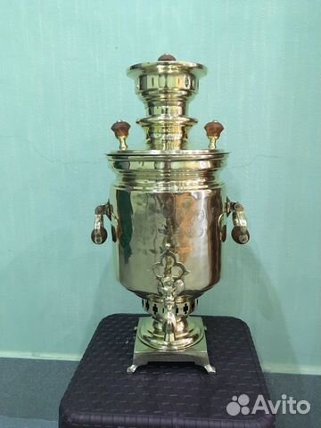 Самовар угольный на дровах 4л Медали