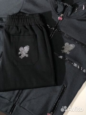 Stefano Ricci спортивный костюм с кожаными вставка Stefano Ricci спортивный костюм с кожаными вставка