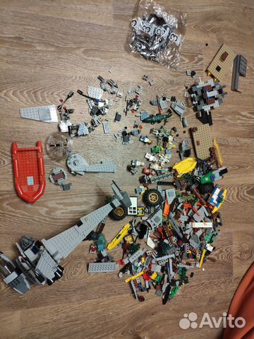 Lego 2.8кг + Лего 6,1кг, наборы 60068,75050