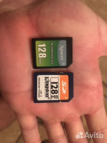 Карта памяти sdhc 128 Mb
