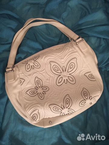 Сумка Galaday, белая, натуральная кожа