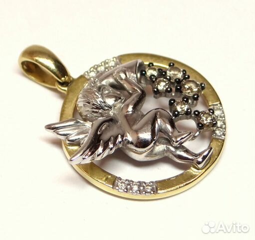 Золотой кулон SL 