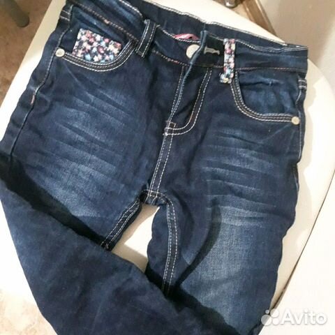 Утеплённые джинсы