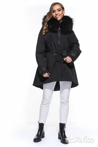 New Парка oversize с мехом Yimosis 1860 р.46 New Парка oversize с мехом Yimosis 1860 р.46
