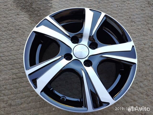 Комплект нового литья R14 4x100 скад Крит Алмаз Комплект нового литья R14 4x100 скад Крит Алмаз