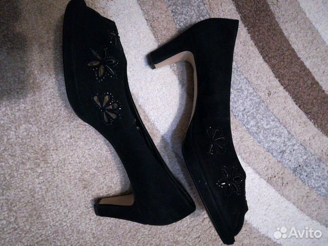 Туфли замшевые Gabor 9 1/2 43р 28,5 см Туфли замшевые Gabor 9 1/2 43р 28,5 см