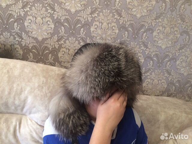 Шапка ушанка чернобурка Шапка ушанка чернобурка