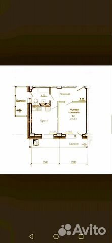 1-к квартира, 43 м², 9/17 эт. 1-к квартира, 43 м², 9/17 эт.