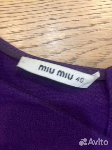 Платье короткое Miu Miu оригинал