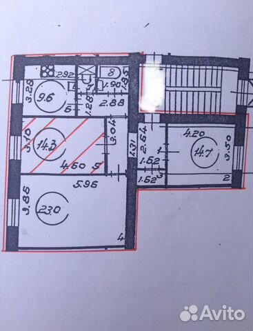 3-к квартира, 80.4 м², 4/5 эт.