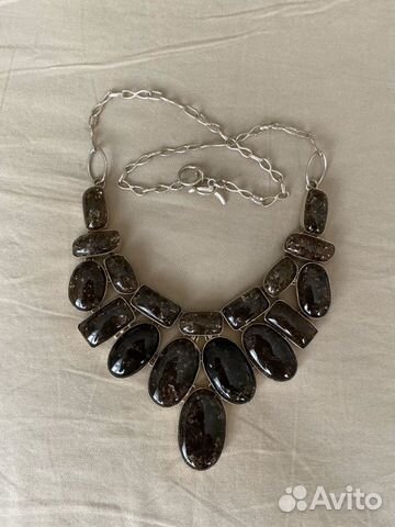 Колье из серебра