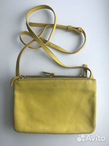 Сумочка в стиле Celine, нат. кожа