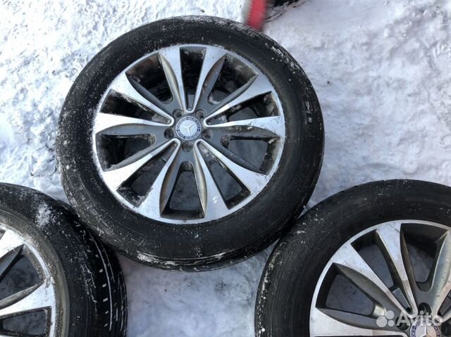 Оригинальный комплект Mercedes R20 диски w166 Оригинальный комплект Mercedes R20 диски w166