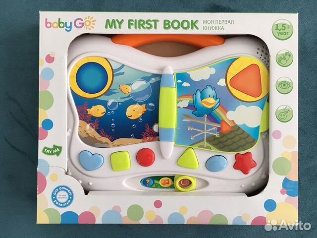 Развивающая музыкальная книжка Baby go Развивающая музыкальная книжка Baby go