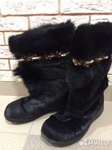 Унты натуральный мех р-р 39